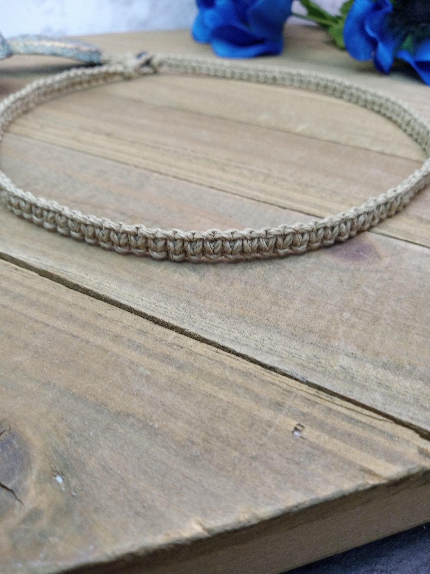 Classic Hemp Necklace - Olive Green