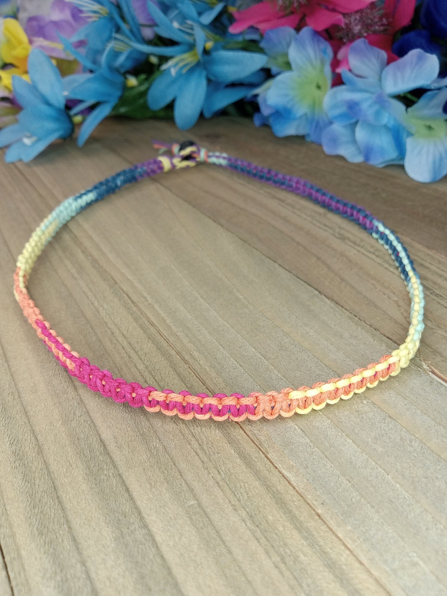 Classic Hemp Necklace - Rainbow