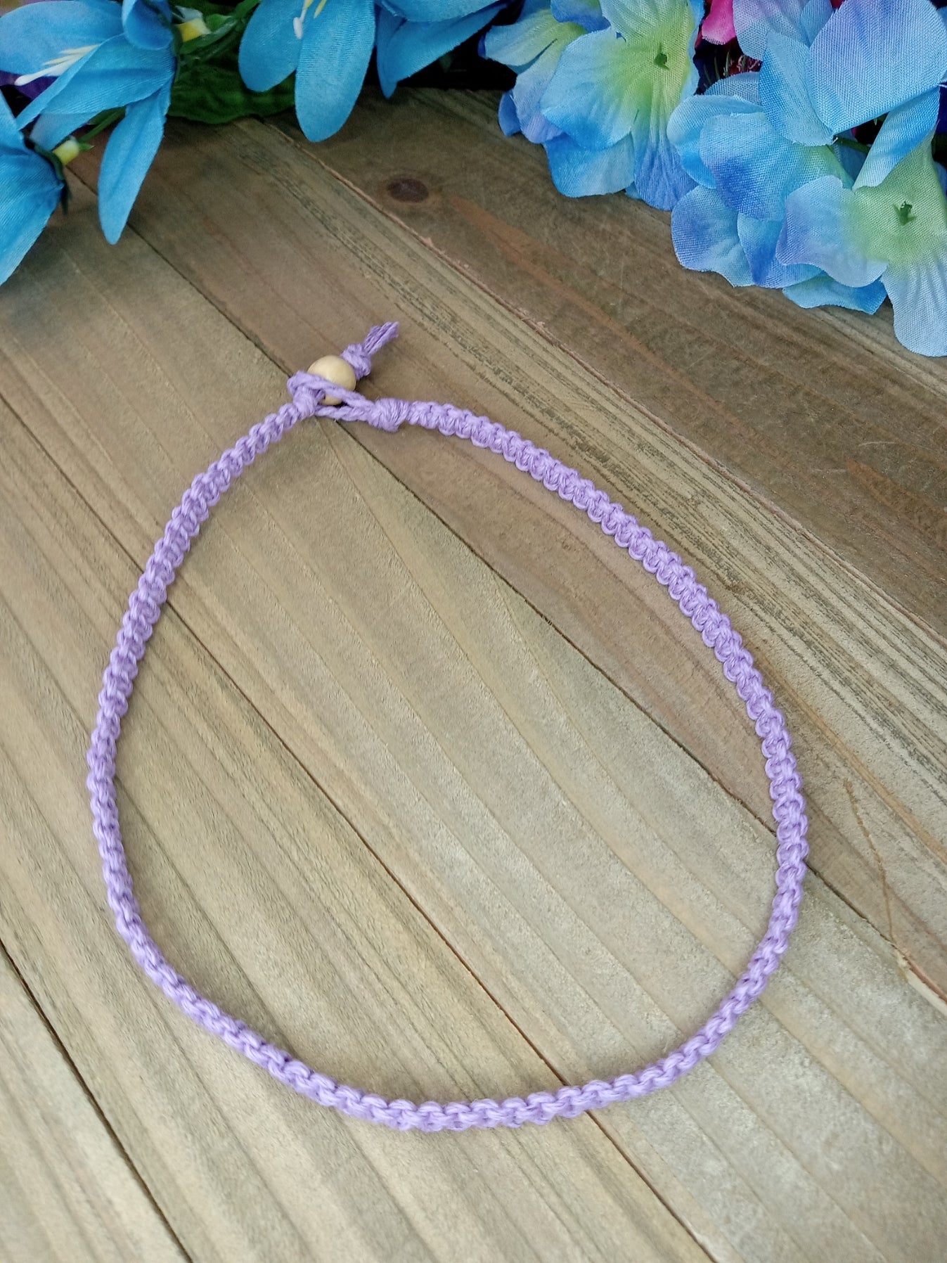 Classic Hemp Necklace - Lavender