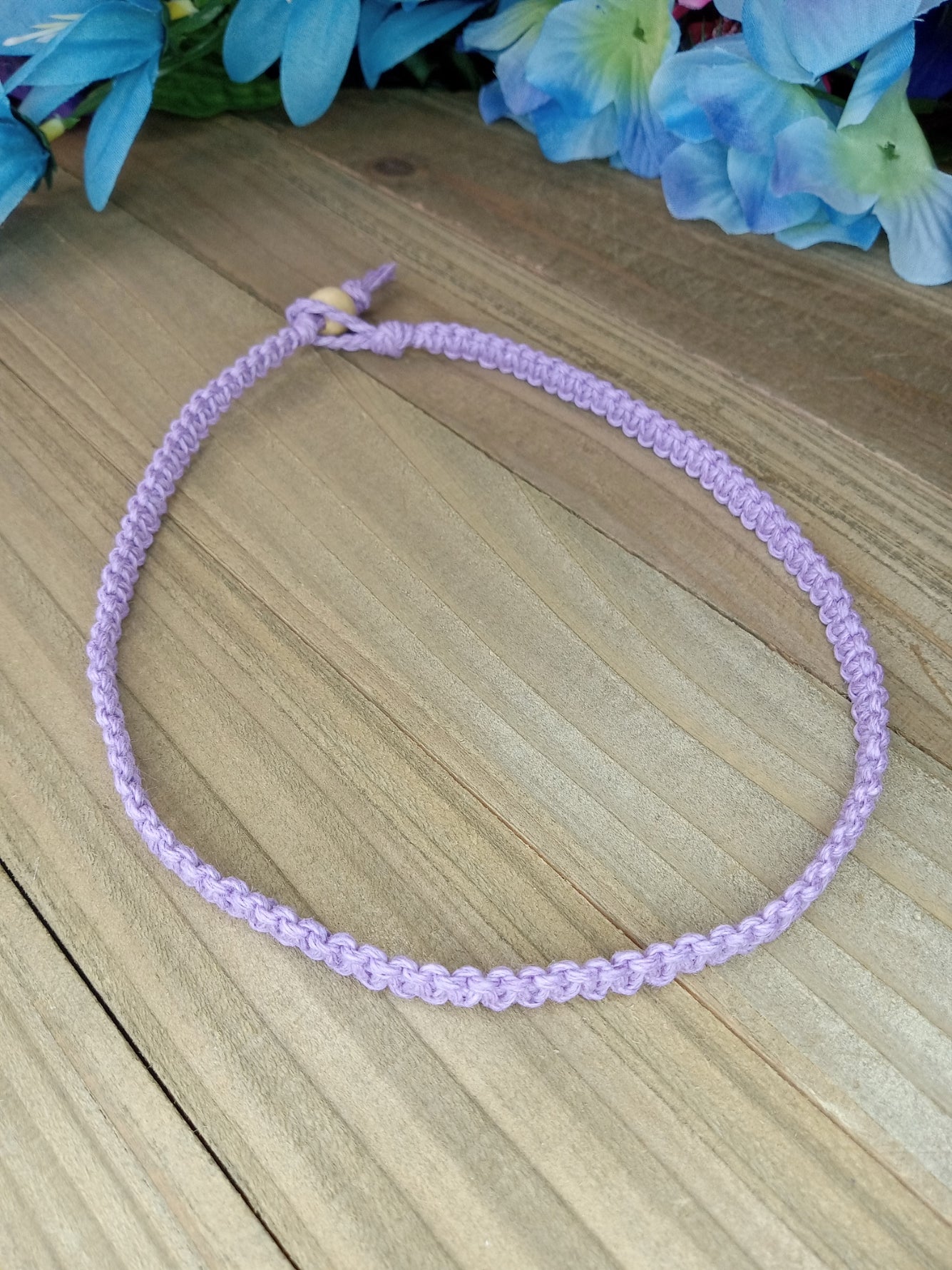 Classic Hemp Necklace - Lavender
