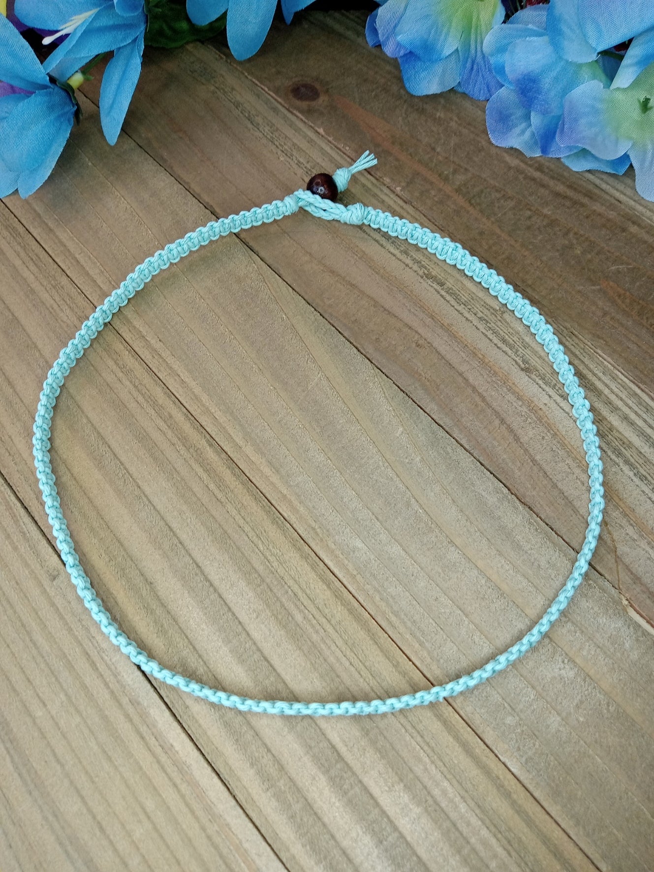 Classic Hemp Necklace - Bermuda Blue