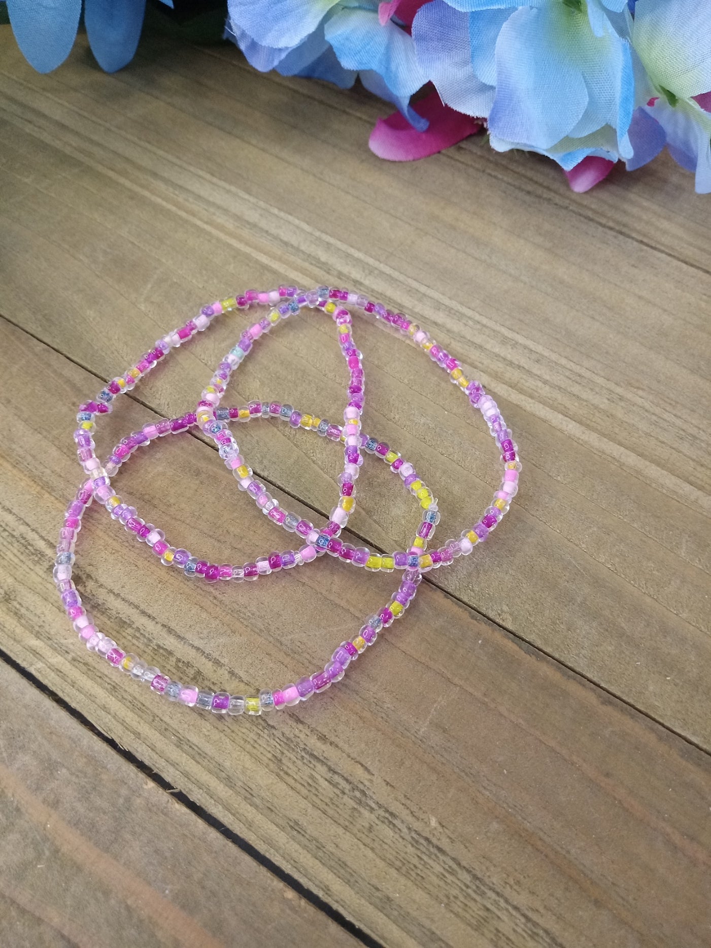 Seed Bead Bracelet Stack - Party - Set of 3
