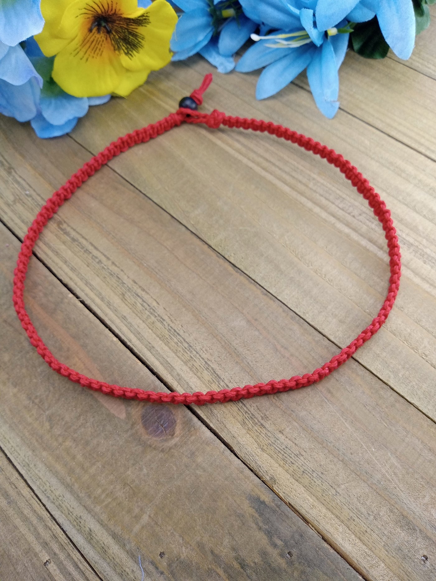 Classic Hemp Necklace - Red
