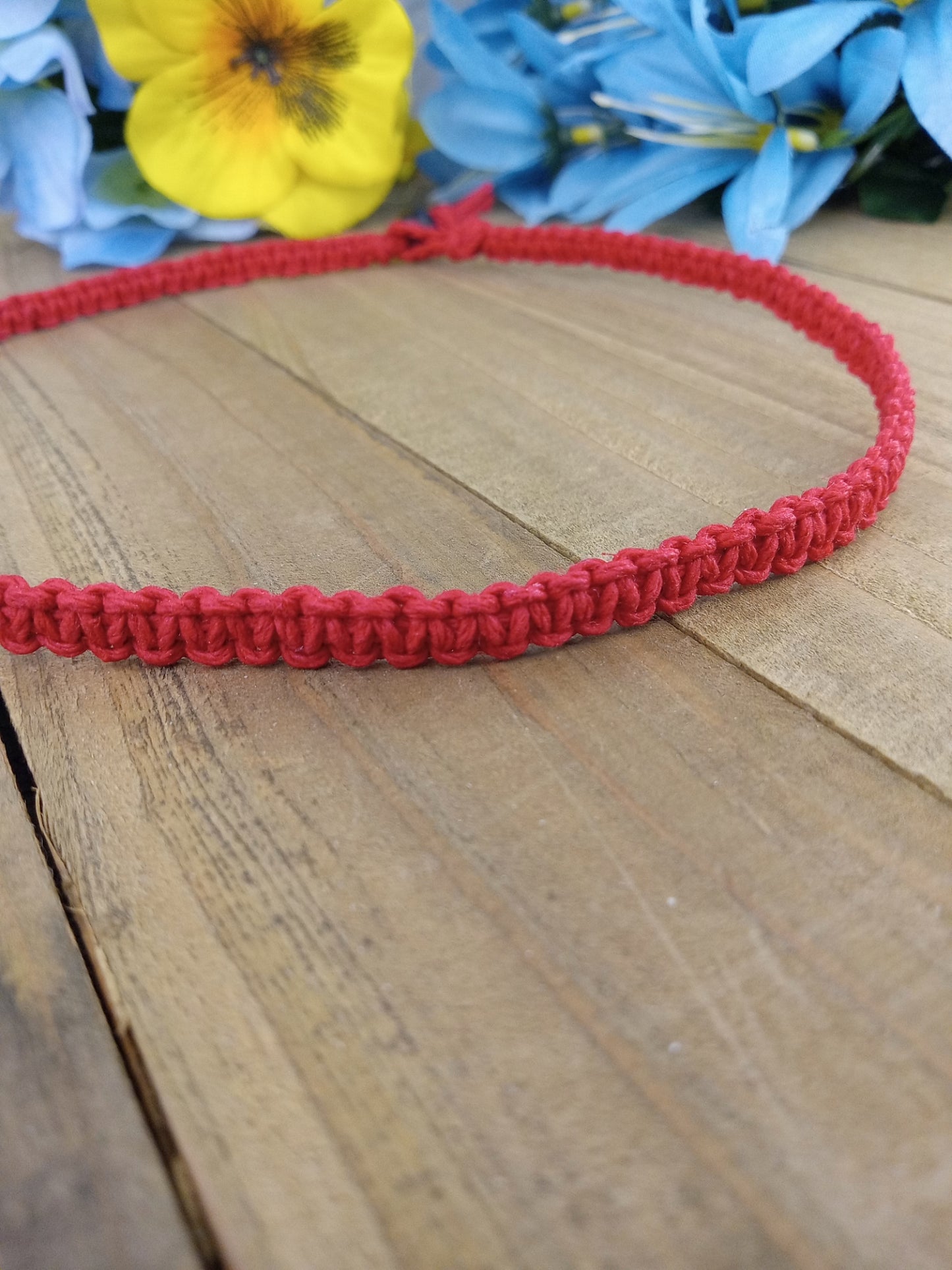 Classic Hemp Necklace - Red