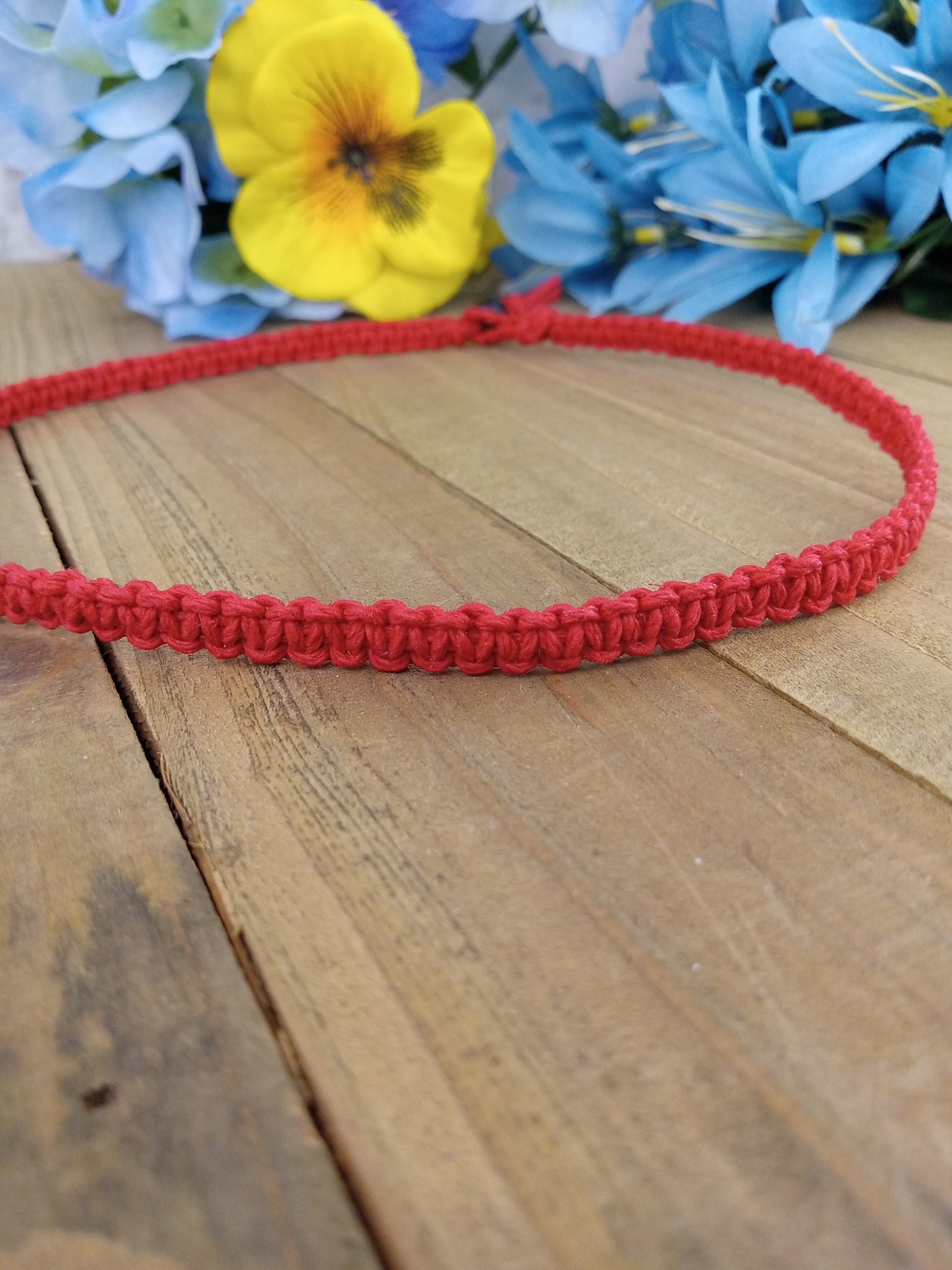 Classic Hemp Necklace - Red